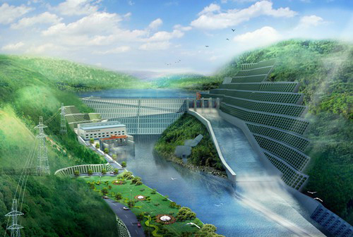 中堂镇老挝南塔河1号水电站项目